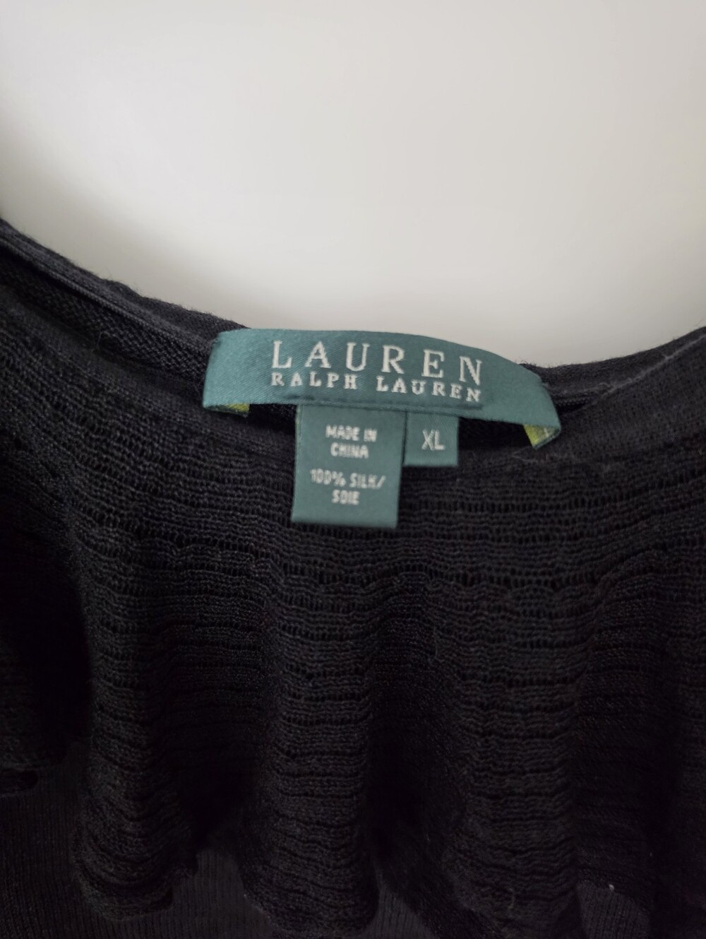Ralph Lauren 100% Silk Ruffled Off Rhe Shoulder Top - Picture 2 of 4